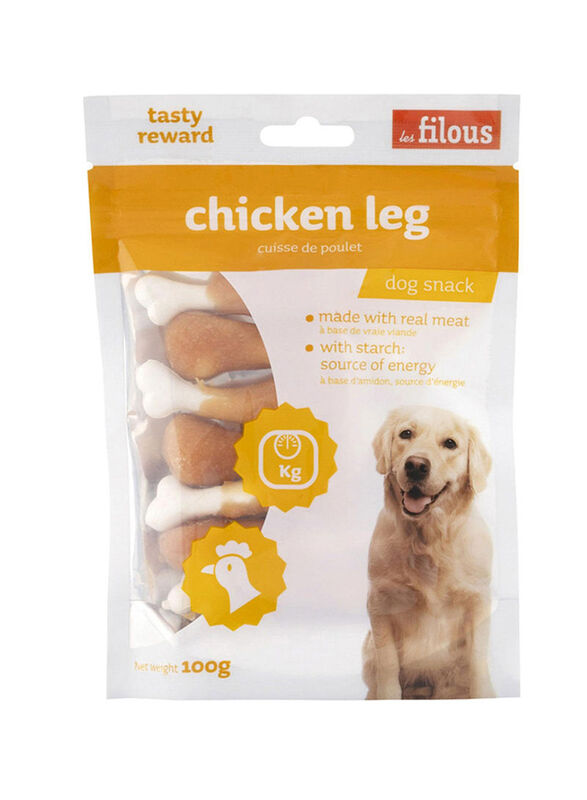 Les filous Chicken Leg Snack for Dogs, 100g