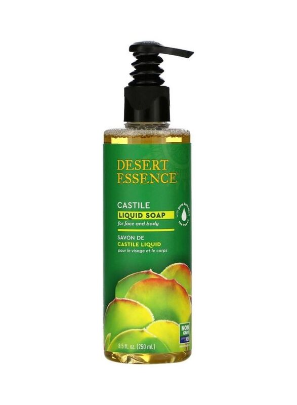 Desert Essence Castile Liquid Soap with Pure Australian Tea Tree Oil, 250ml