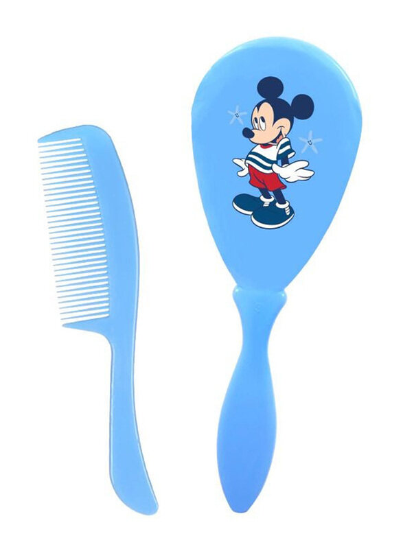 

Disney 2-Piece Mickey Mouse Brush And Comb Set, Blue