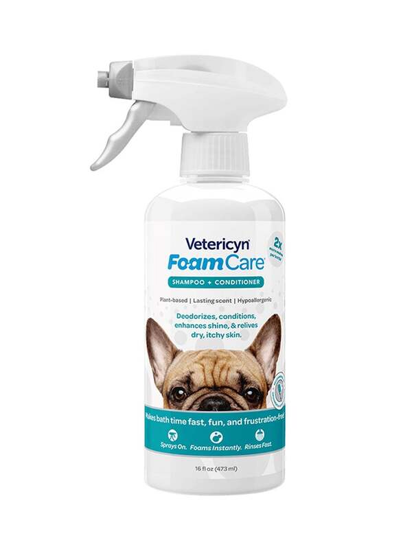 Vetericyn Foam Care Dog Pet Shampoo All Coats, Multicolour, 473ml