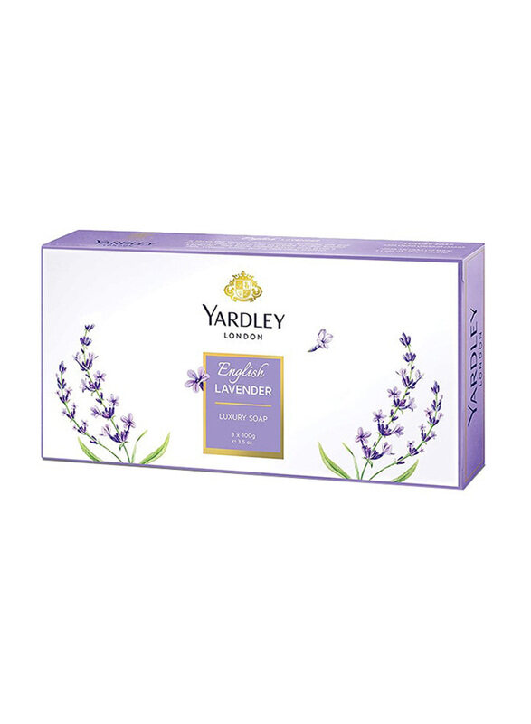 

Yardley English Lavender Luxury Soap, 3 x 150g