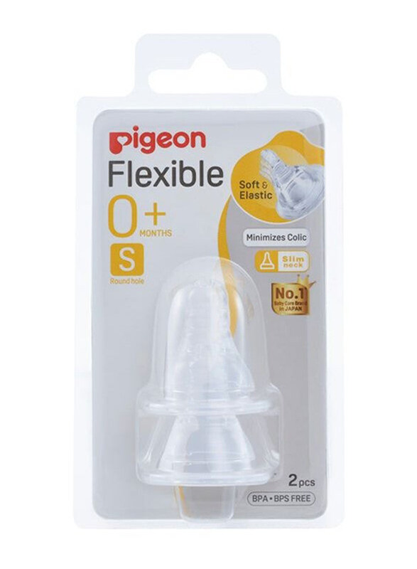 

Pigeon Round Hole Teats, 2 Piece, Clear