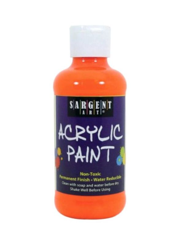 Sargent Art Fluorescent Acrylic Paint, Orange