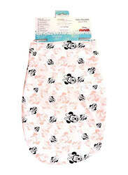 Disney Baby Swaddle, 12 Months, White/Pink