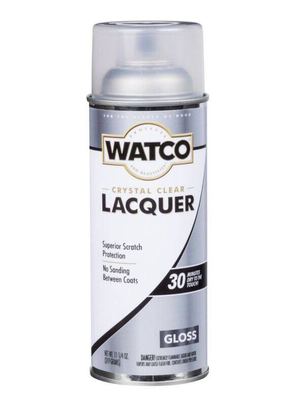 

Watco Lacquer Wood Finish Gloss Spray, 319g, Clear