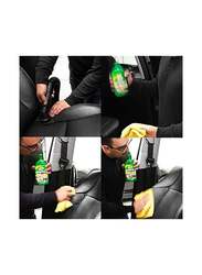 Turtle Wax 500ml Quick & Easy Luxe Leather Cleaner & Conditioner, Green