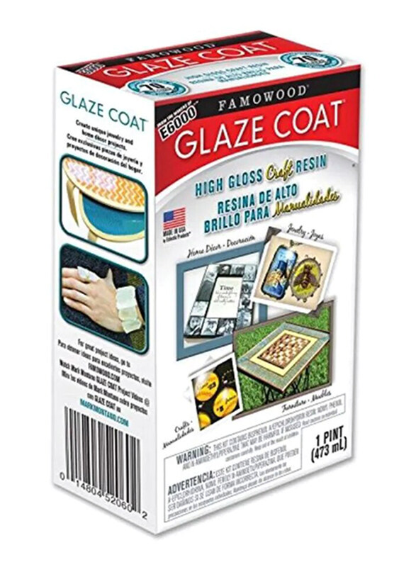 

FamoWood Glaze Coat Craft Kit, White/Red/Yellow