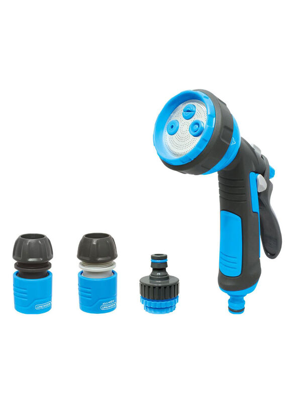 Aquacraft Comfort Multi-Jet Spray Gun With Head Set, 4 Pieces, Multicolour