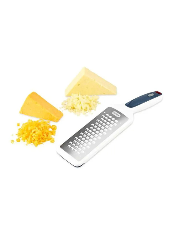 Zyliss 28cm Smooth Glide Coarse Grater, Silver/Black