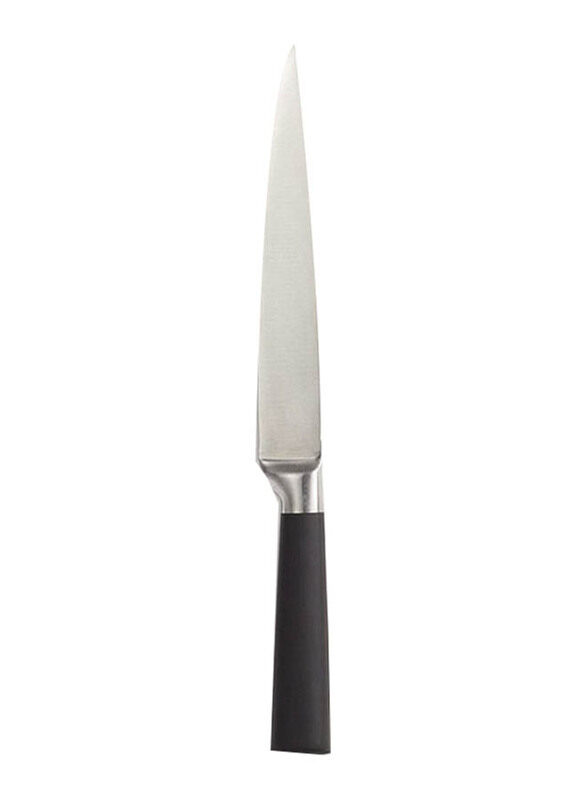 

John Lewis & Partners 20cm Stainless Steel Carving Knife, Black