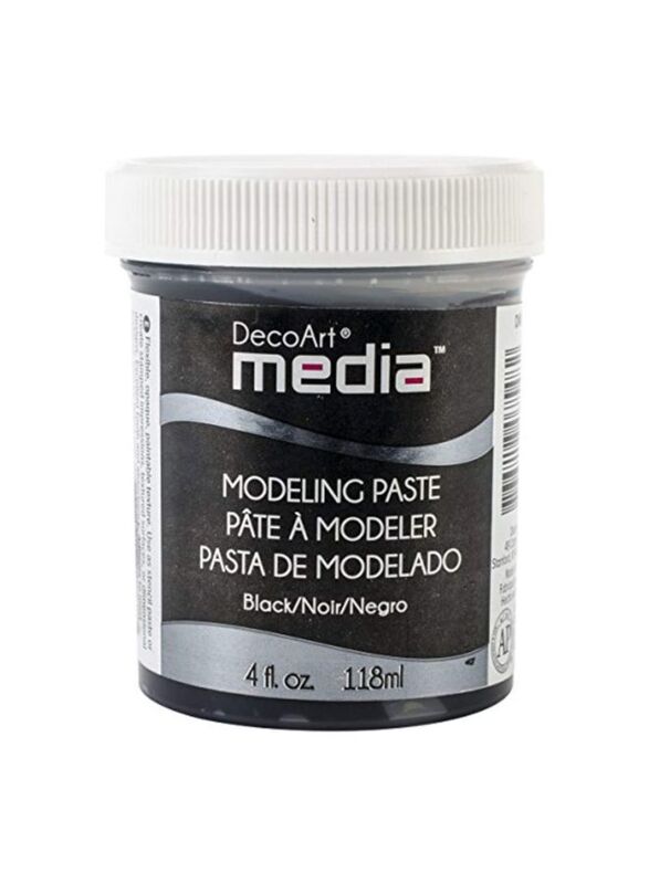 DecoArt Media Modelling Paste, 118ml, Black