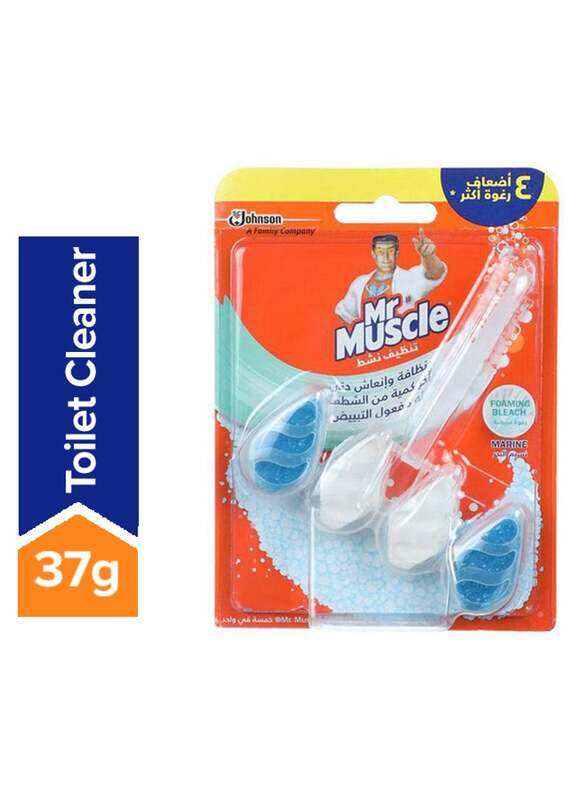 

Mr Muscle Act Clean Foaming Bleach Toilet Cleaner with Marine Scent, 37g