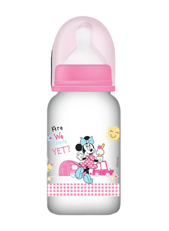 

Disney Minnie Mouse Feeding Bottle, 125ml, Pink