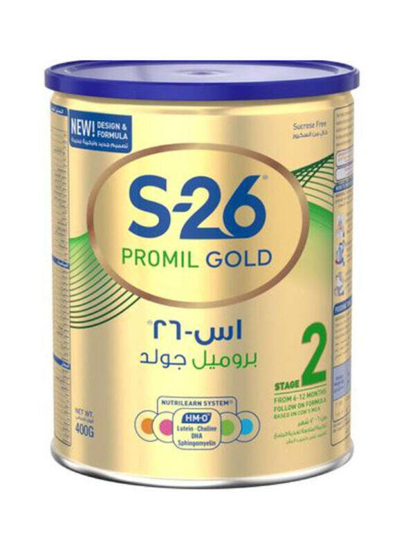 

S-26 Promil Gold 2 Baby Milk Formula, Pack of 2 x 400g