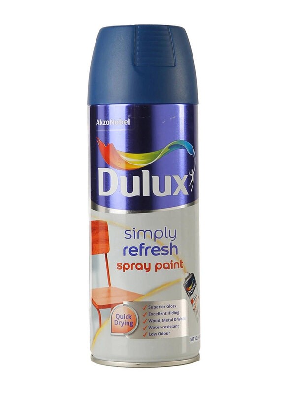 

Dulux Simply Refresh Spray Paint, 400ml, Matt Dark Blue