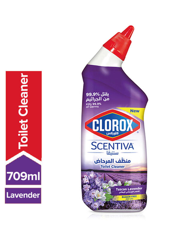 Clorox Scentiva Tuscan Lavender Toilet Cleaner, 709ml