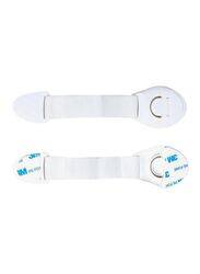 Dumasafe Multi-Functional Fridge Lock, 2 Pieces, White