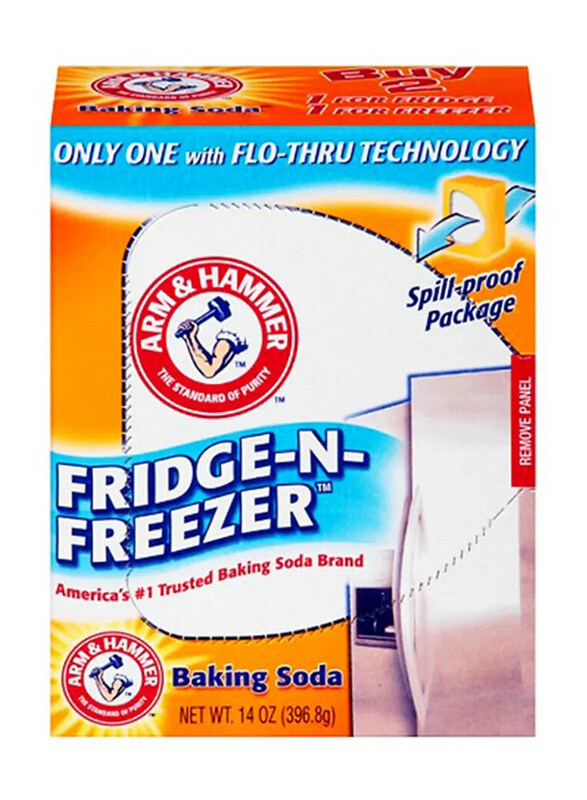 

Arm&Hammer Fridge-N-Freezer Baking Soda, Blue/Orange/White, 396.8g