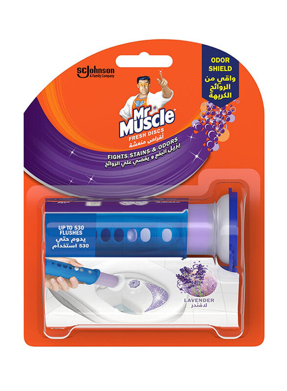 

Mr Muscle Multi-Purpose Fresh Lavender Gel Rim Block, 38g