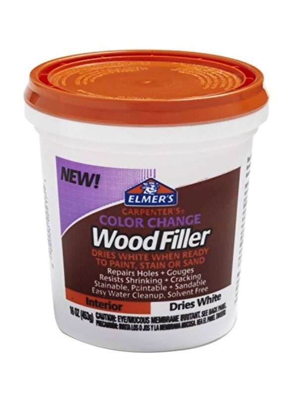 Elmer's Carpenter's Colour Change Wood Filler, White