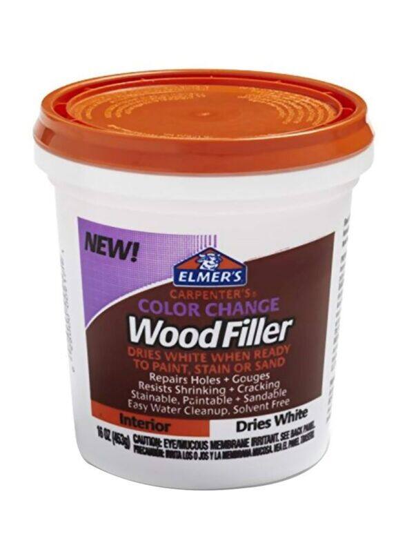 

Elmer's Carpenter's Colour Change Wood Filler, White