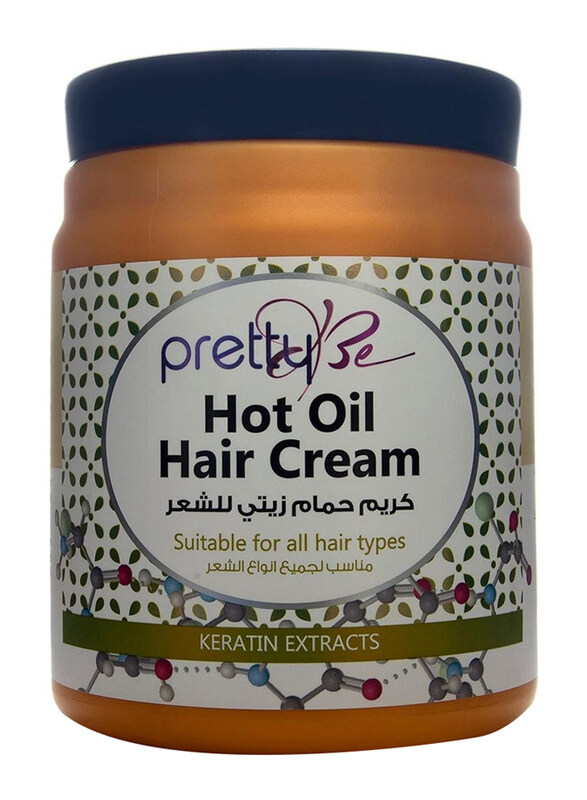 

Pretty Be Hot Oil Hair Cream with Keratin Extracts for All Hair Types, 1000ml