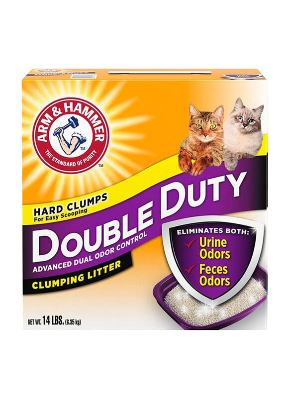 

Arm & Hammer Double Duty Clumping Litter, 6.35 Kg