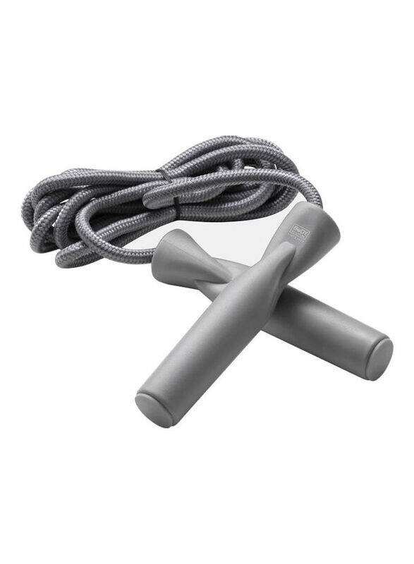 

Body Sculpture Skip Rope with Plastic Handle, Grey