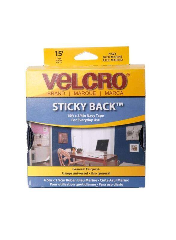 

Velcro Sticky Back Roll, Navy Blue