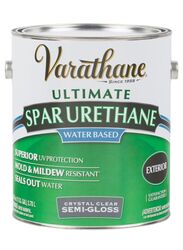 Rust-Oleum Ultimate Spar Urethane Water Based Outdoor Label Coating, 128Ounce, Crystal Clear