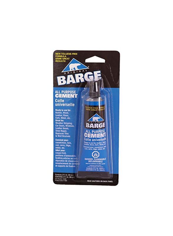Barge All Purpose Cement Tube Glue Set, 2 Pieces, Blue/Black