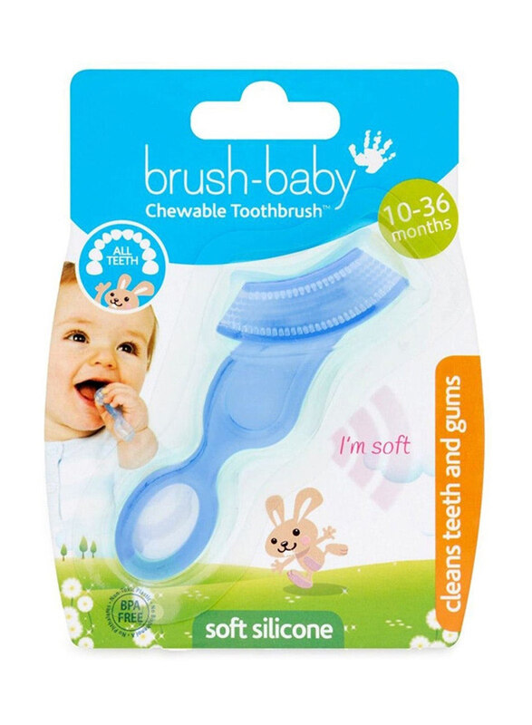 

Brush Baby Chewable Toothbrush, Blue