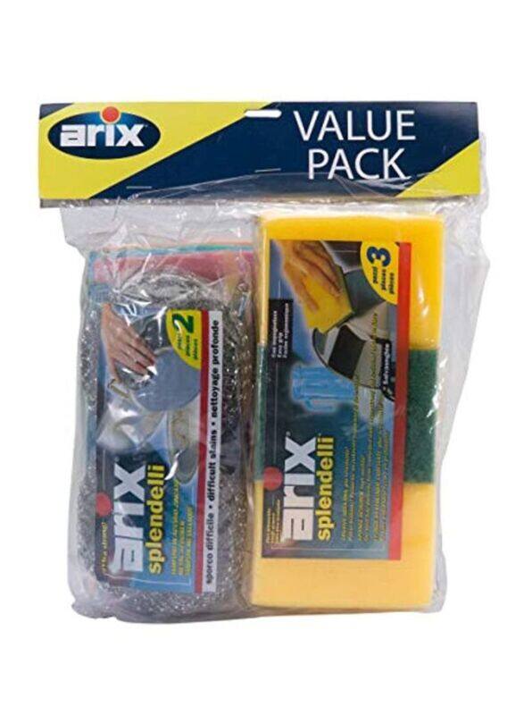 

Arix Kitchen Scouring Pad, Yellow/Green