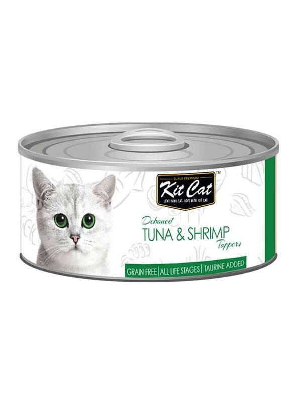 

Kit Cat Deboned Tuna And Shrimp Toppers Cat Wet Food, 80g