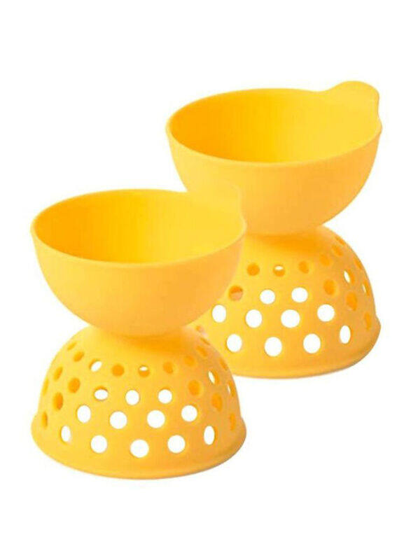 

OXO 2-Piece Silicone Egg Poacher Set, Yellow