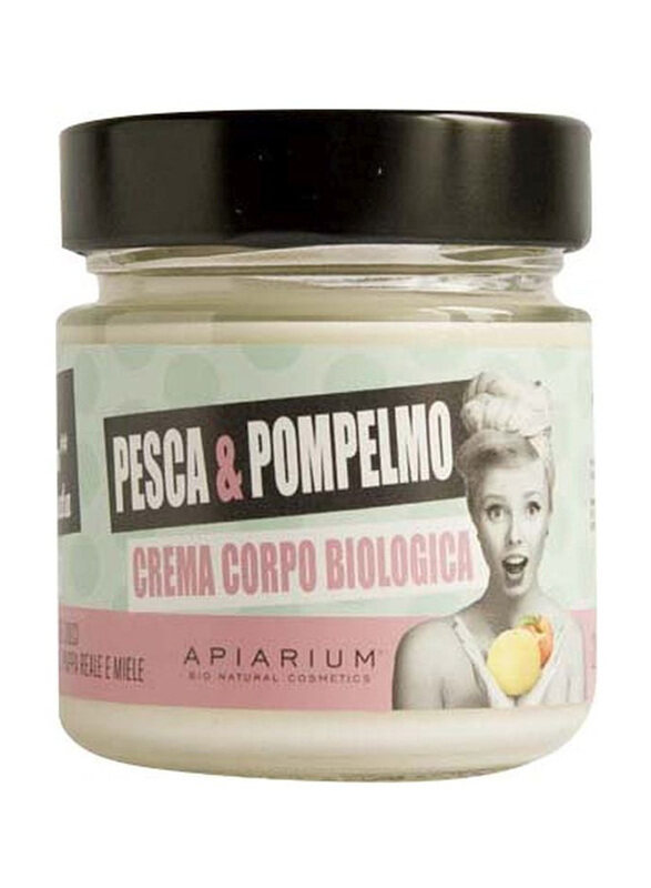 

Apiarium Peach & Grapefruit Organic Body Cream, 200ml