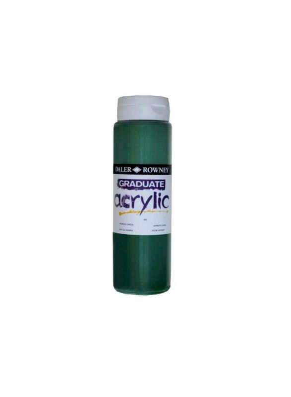 Daler Rowney Graduate Acrylic Paint, 500ml, Green