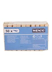 Wenko Wooden Clothespins, 7cm x 50 Piece, Blue
