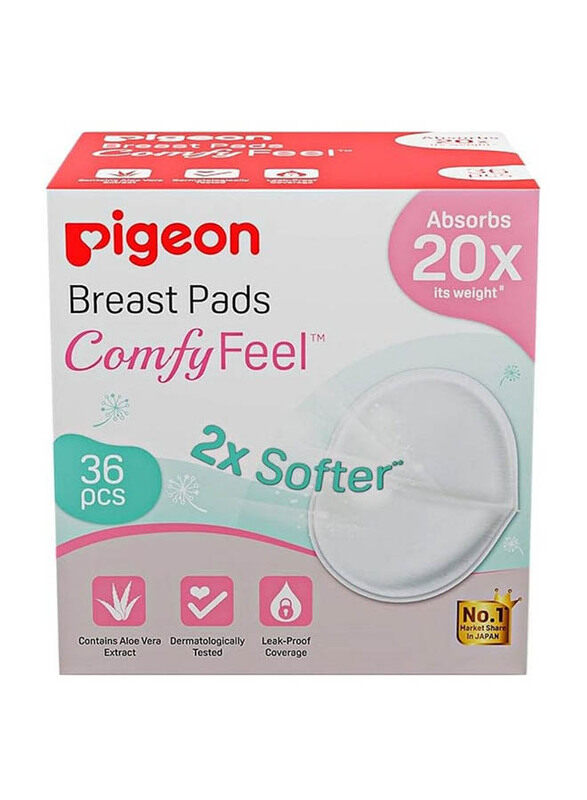 

Pigeon Comfy Feel Disposable Brest Pads, 36 Piece, White