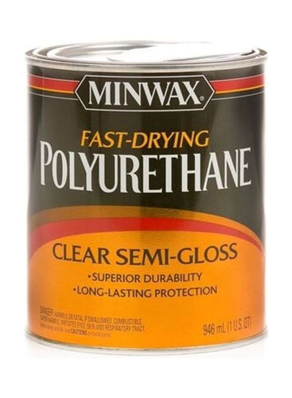 Minwax Fast Drying Polyurethane, 946ml, Semi Gloss