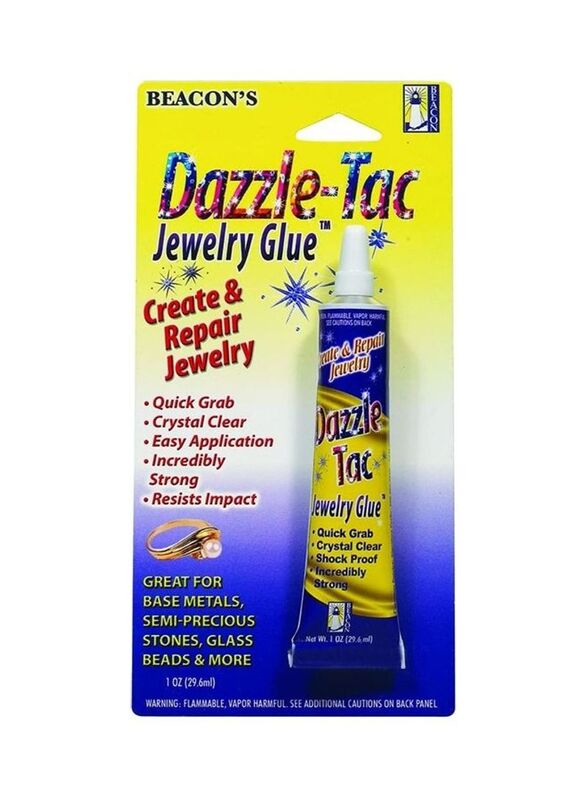 Beacon Dazzle Tac Jewelry Glue, 29.6ml, Clear