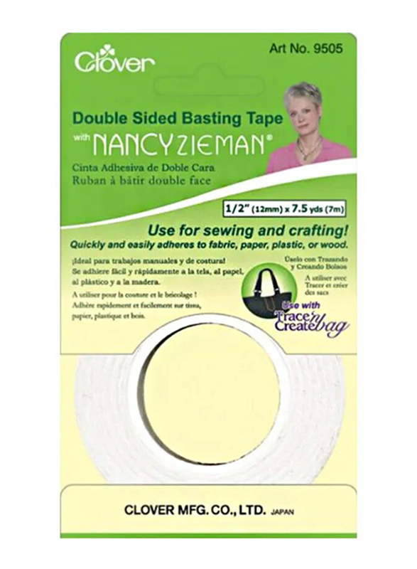 Clover Double Sided Basting Tape, White