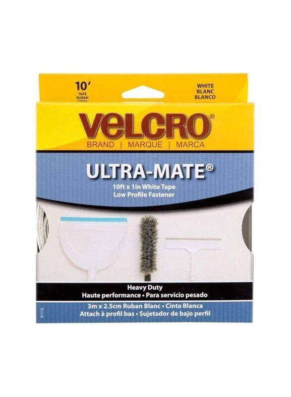 

Velcro Ultra-Mate Self Adhesive Tape, White