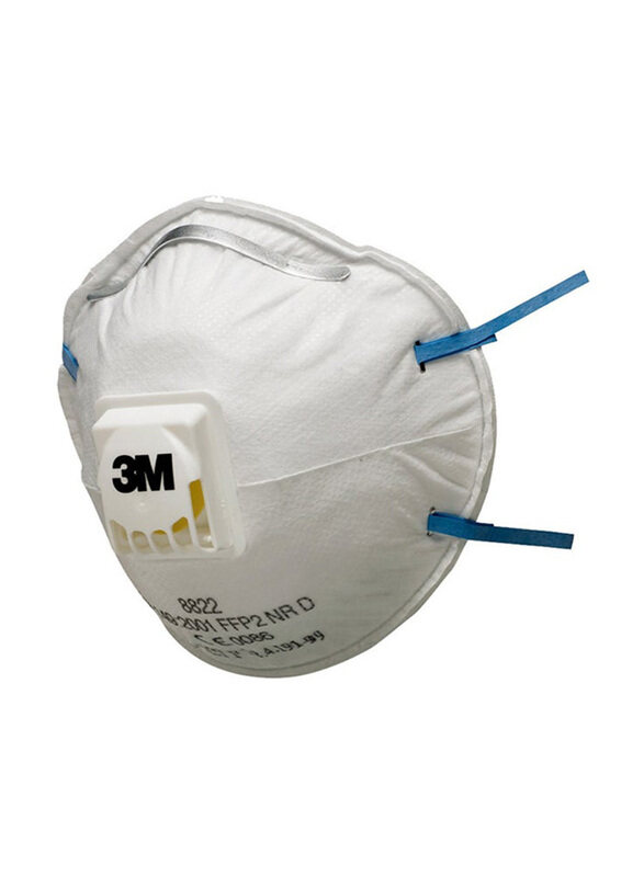 

3M Disposable FFP2 Face Mask With Cool Flow Valve, 8822, White