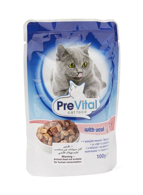 

PreVital Veal Cat Wet Food, 100g