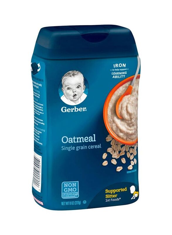Gerber Oatmeal Single Grain Baby Cereal, 454g