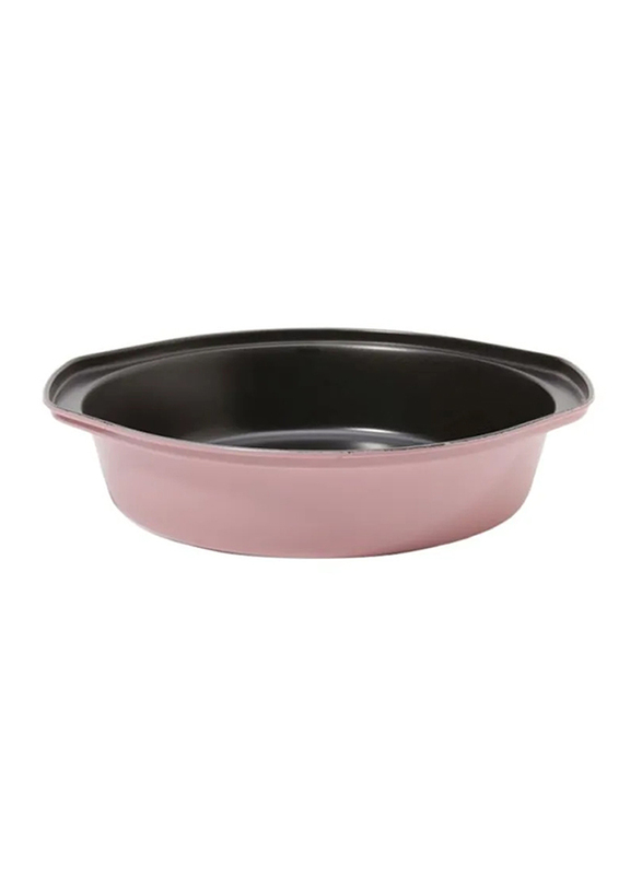 Fackelmann 22cm Round Baking Pan, Pink/Black