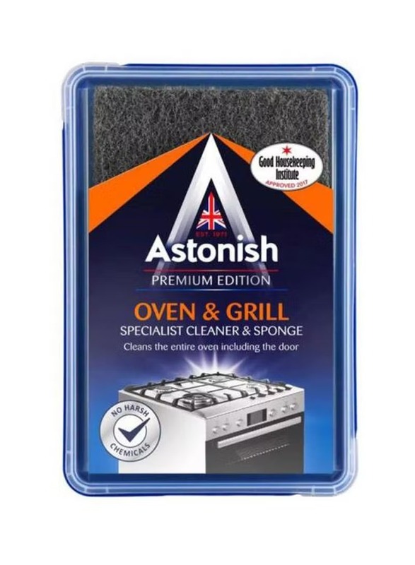 Astonish Oven & Grill Specialist Cleaner & Sponge, Black