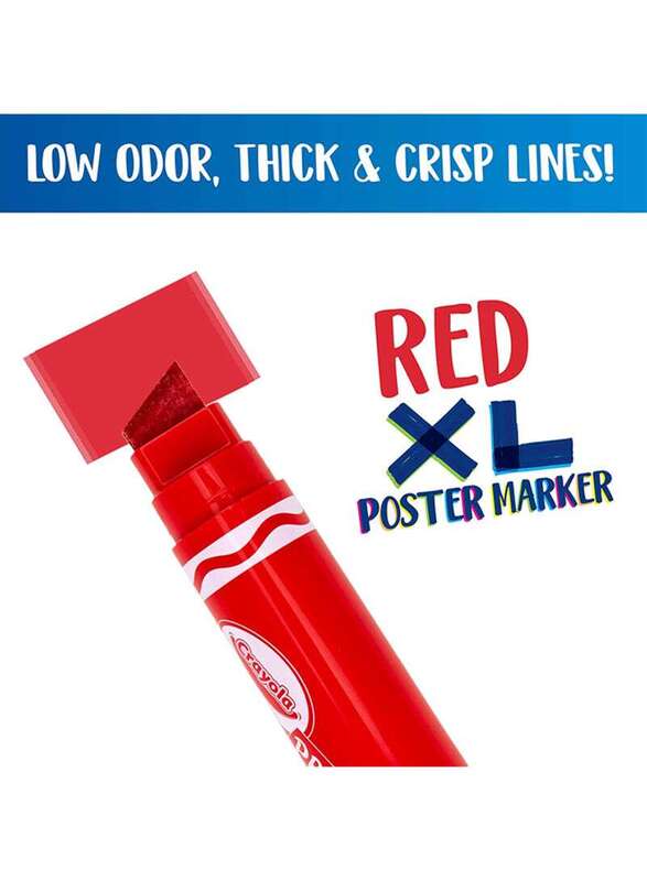 Crayola XL Poster Marker, Red