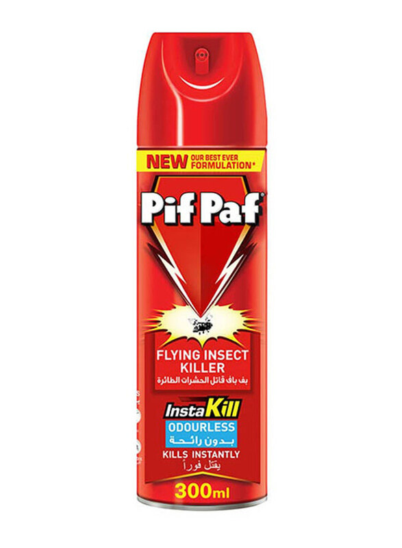 

Pif Paf Mosquito and Fly Killer Insta Kill Odourless Killer Spray, 300ml